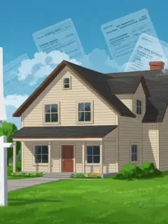 Home with '2026' calendar and tax relief documents, symbolizing property tax savings