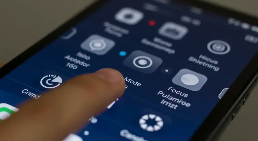 Smartphone screen showing manual camera settings for advanced mobile photography.