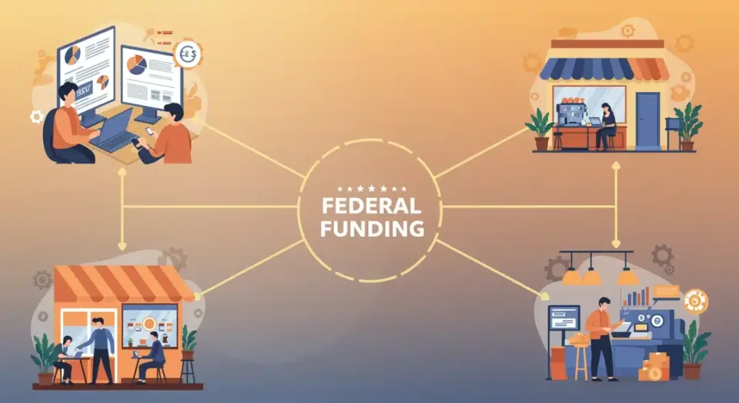 Diverse small businesses connected to federal funding opportunities