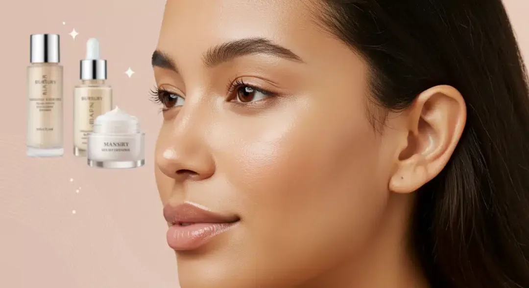 Radiant woman's youthful skin after using advanced anti-aging skincare products in 2026
