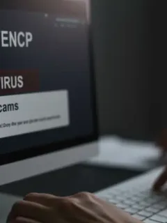 Deceptive tech support scam pop-up on a computer screen in 2026