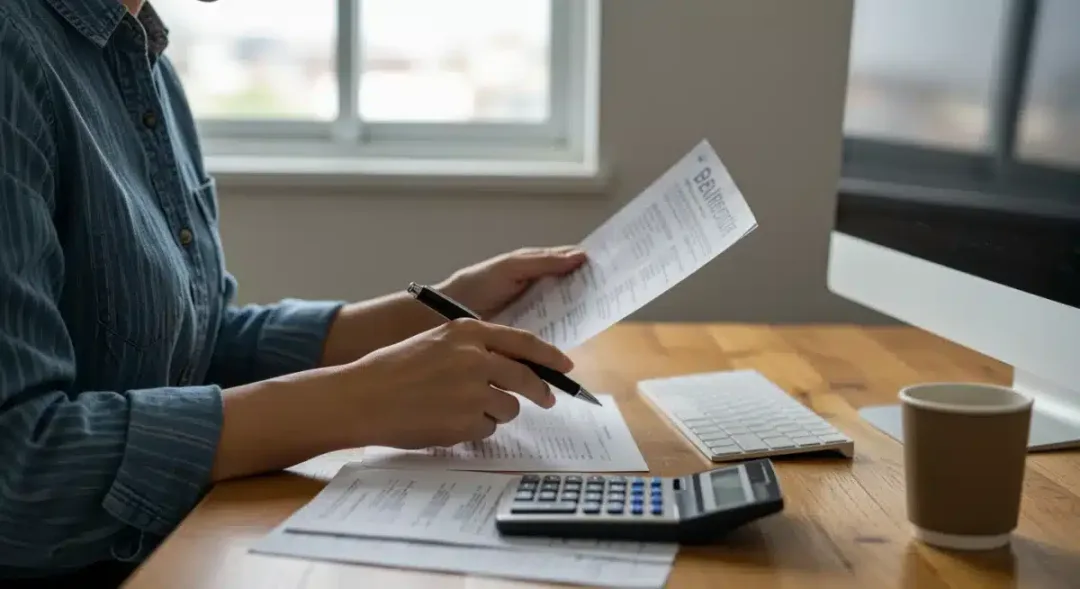 Person reviewing healthcare subsidy eligibility online