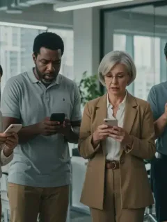 American workers checking unemployment benefits information on their phones in 2026